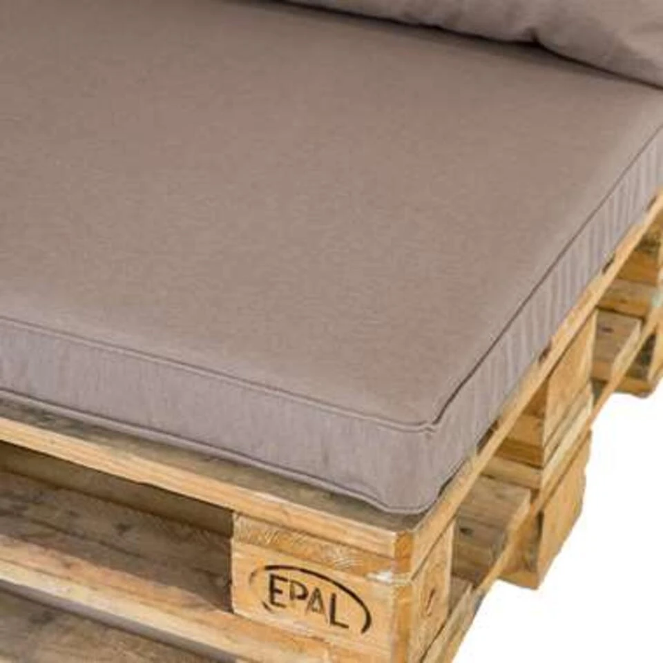 Madison Palletkussenset Lounge Taupe - 3 Delig - Afbeelding 3