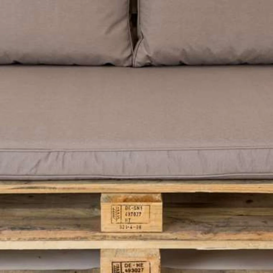 Madison Palletkussenset Lounge Taupe - 3 Delig - Afbeelding 4