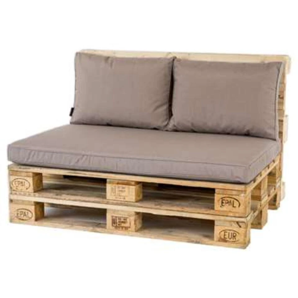 Madison Palletkussenset Lounge Taupe - 3 Delig