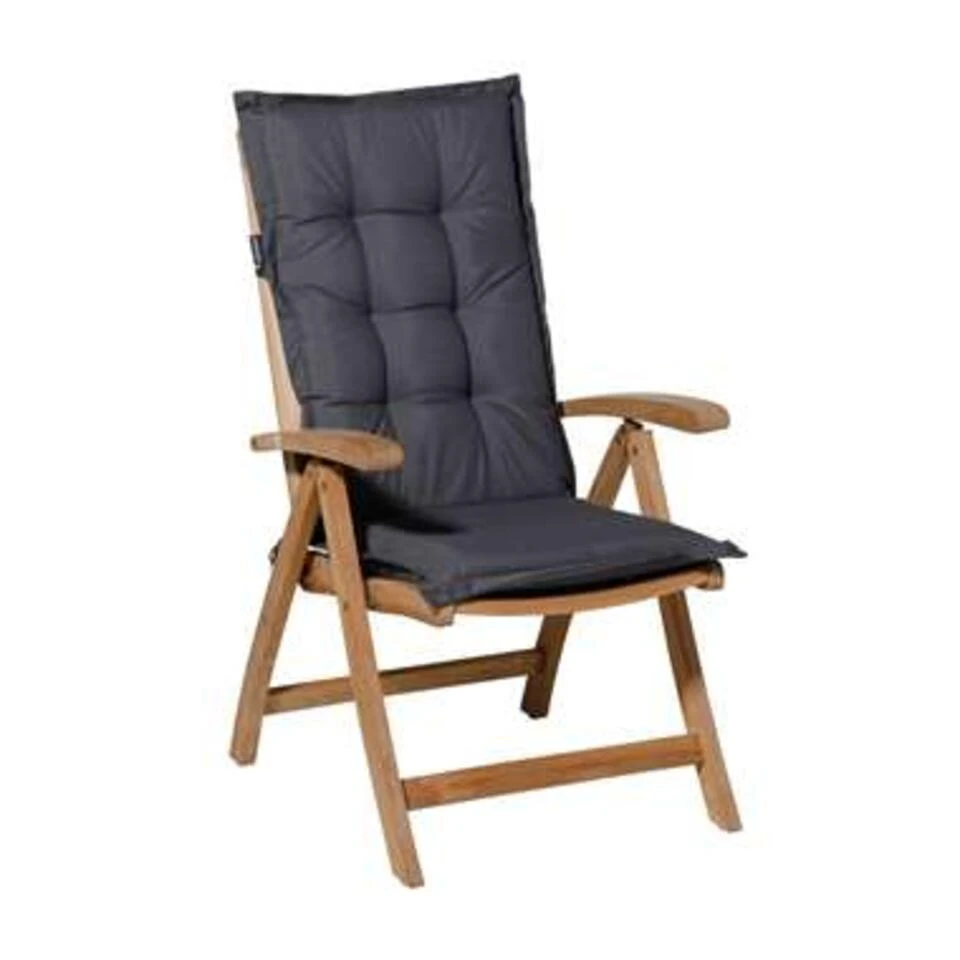 Madison Tuinstoelkussen Hoge Rug Outdoor Panama Grijs - Afbeelding 2