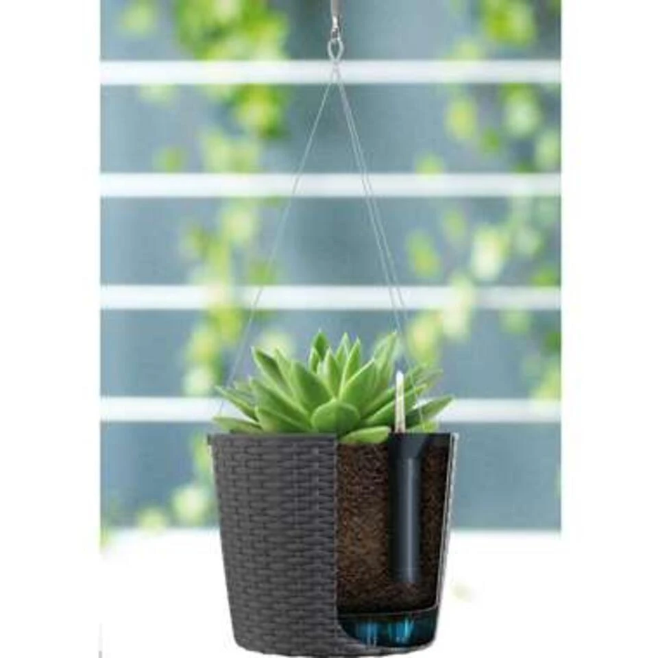 Prosperplast Bloempot Rato - Ophangbaar - Taupe - 25 Cm - Afbeelding 2