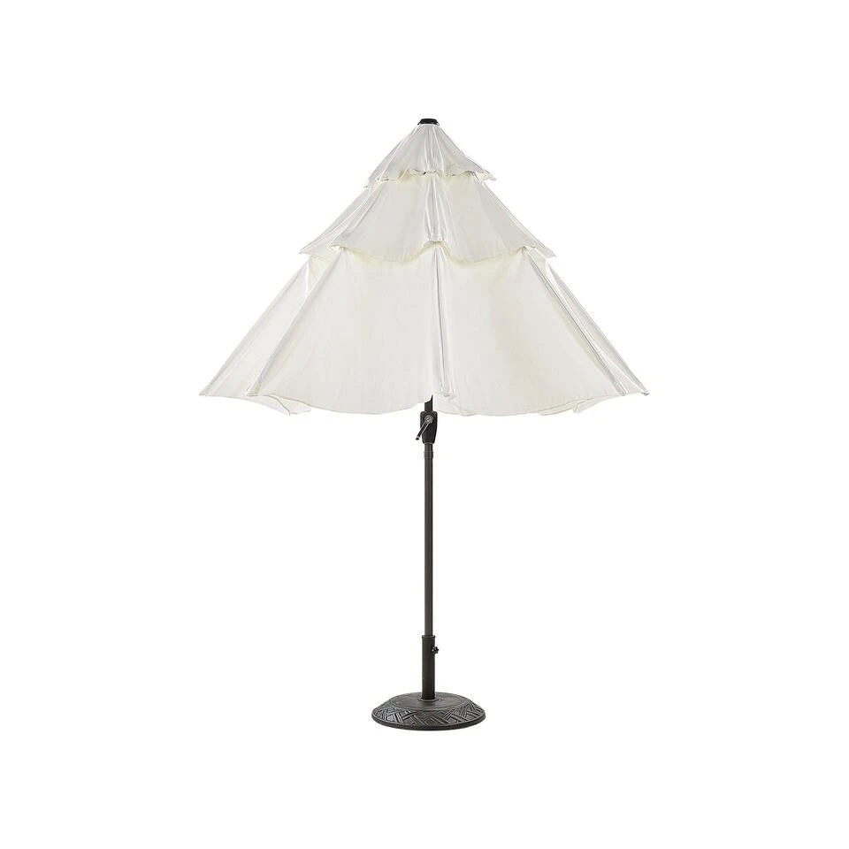 Beliani Marktscherm BIBIONE - Beige Polyester - Afbeelding 3