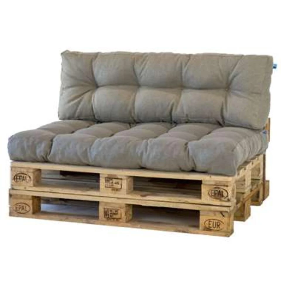 2L Home & Garden Palletkussen Metro Beige - 120 X 80cm