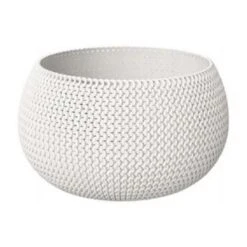 Prosperplast Bloempot Splofy - Wit - 2300 Ml - 24 Cm