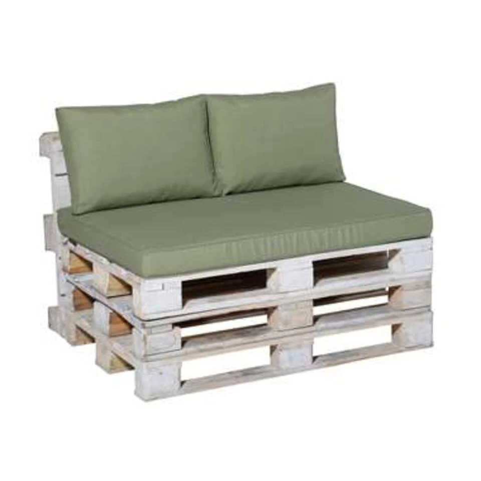 Madison Palletkussenset Panama Lounge Groen - 3 Pièces