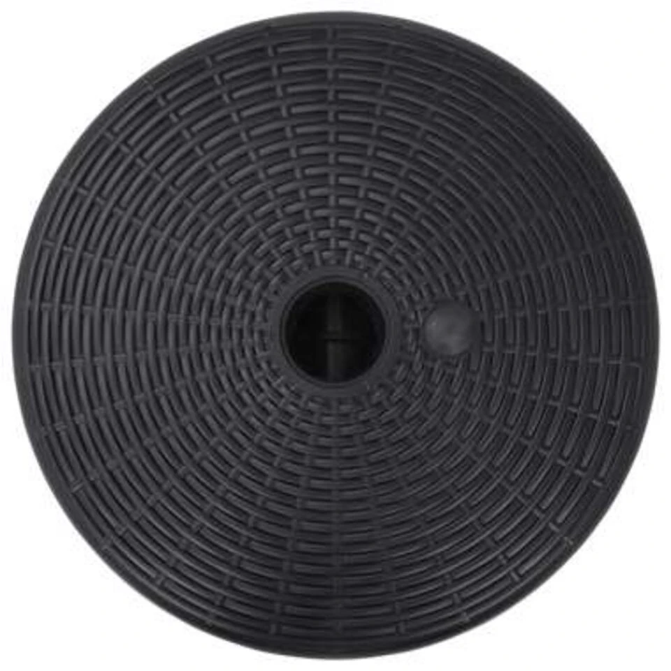 VidaXL Parasolvoet Gevuld Met Zand/water 24 L Zwart - Afbeelding 2