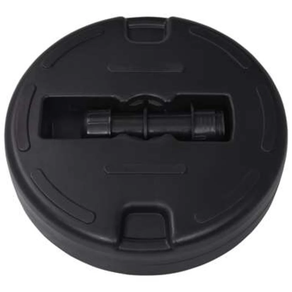 VidaXL Parasolvoet Gevuld Met Zand/water 24 L Zwart - Afbeelding 3