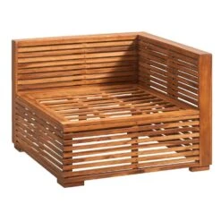 Le Sud Hoek Fauteuil Cèvennes - Bruin - 81x81x60 Cm