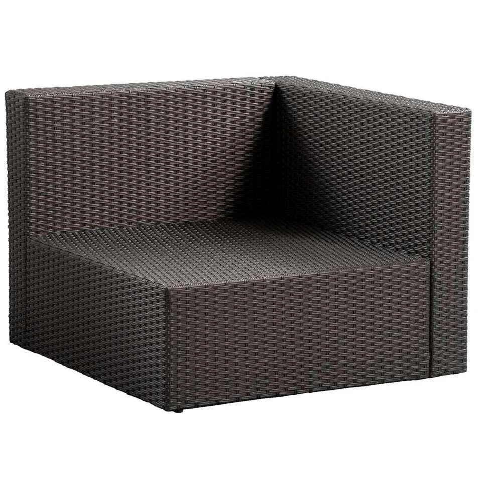 Le Sud Hoekfauteuil Dordogne - Antraciet - 84x84x66 Cm - Afbeelding 2