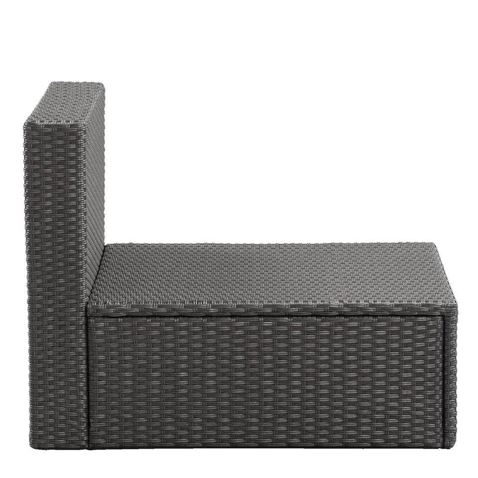 Le Sud Loungestoel Middenelement Dordogne - Antraciet - 84x72x66 Cm - Afbeelding 3