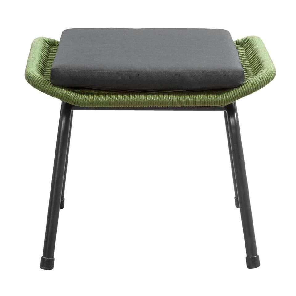 Voetenbankje Monaco - Groen - Incl. Kussen - Afbeelding 2