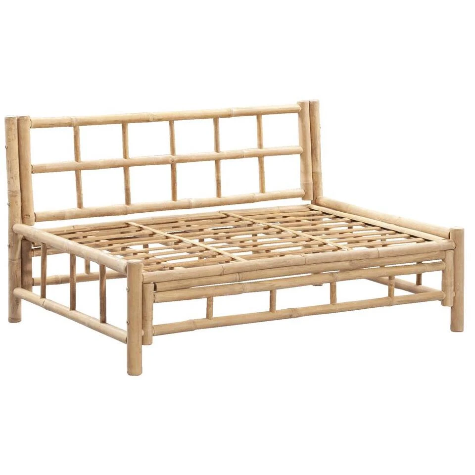 Palletbank Tarifa Bamboe - Naturel - 120x85x66 Cm - Afbeelding 2