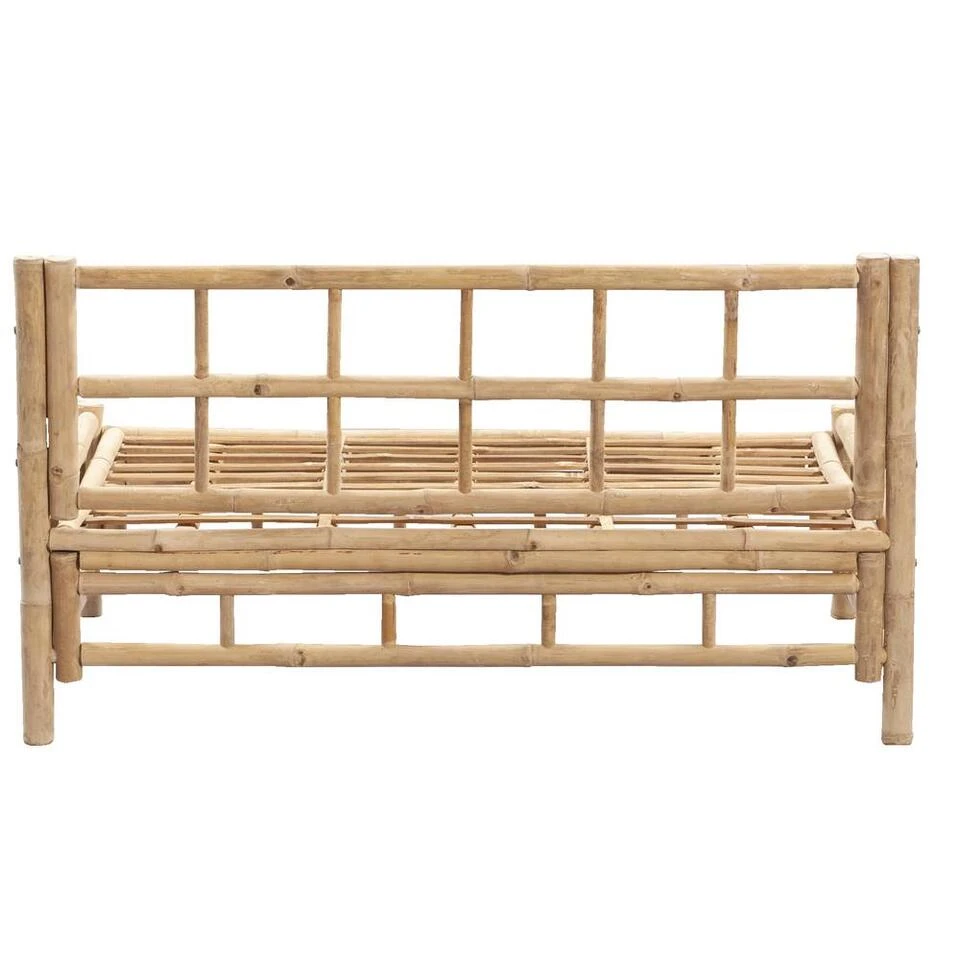 Palletbank Tarifa Bamboe - Naturel - 120x85x66 Cm - Afbeelding 3