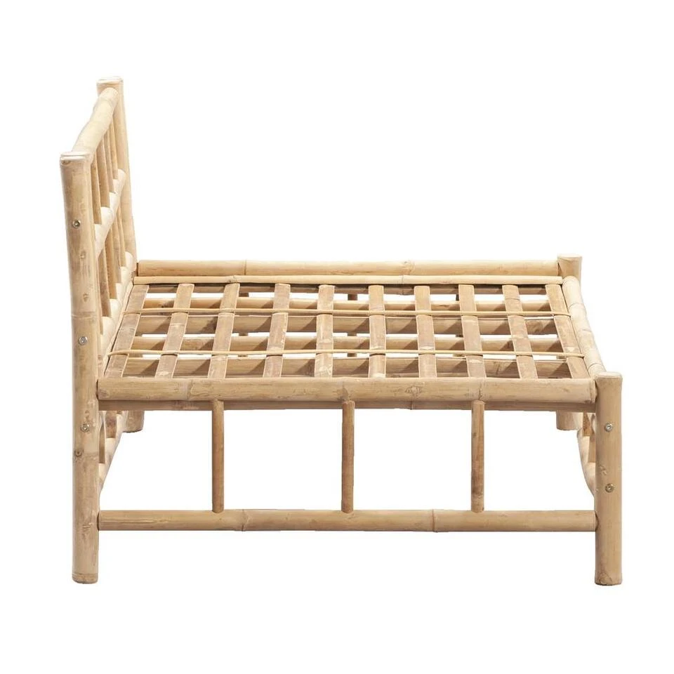 Palletbank Tarifa Bamboe - Naturel - 120x85x66 Cm - Afbeelding 4