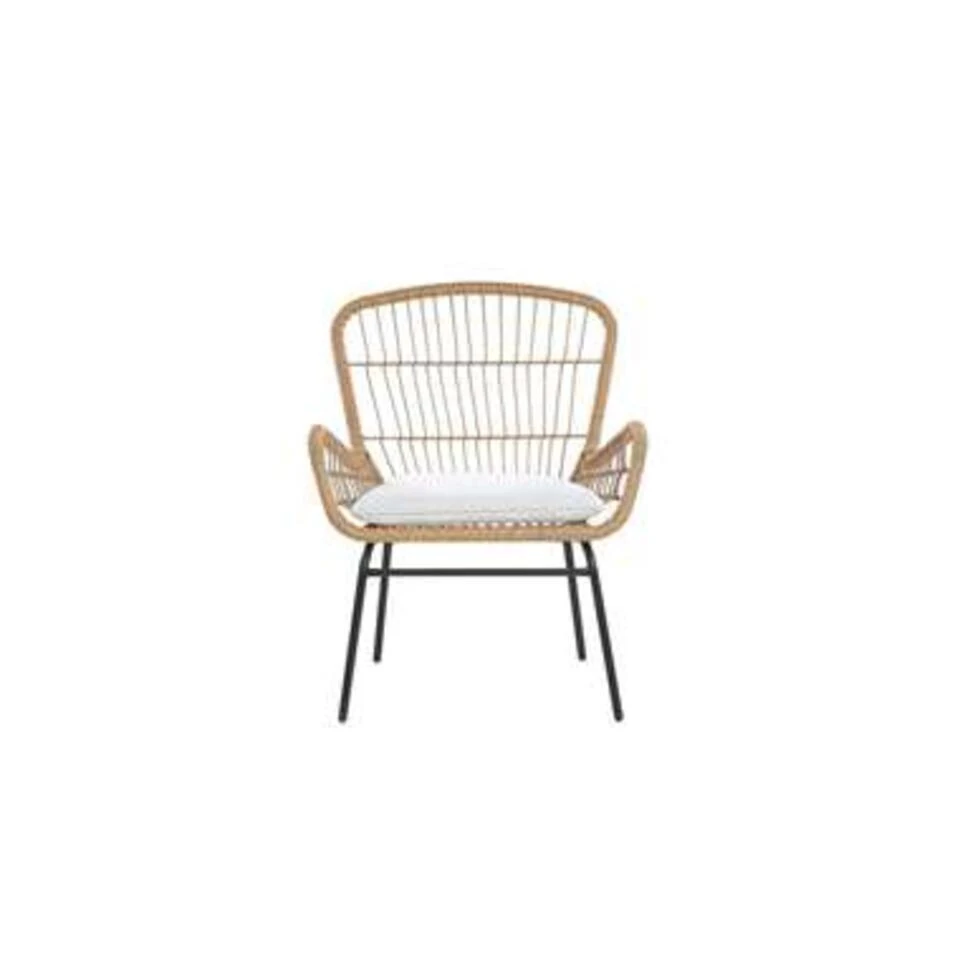 Beliani Bistroset LABICO - Beige Pe Rotan - Afbeelding 3