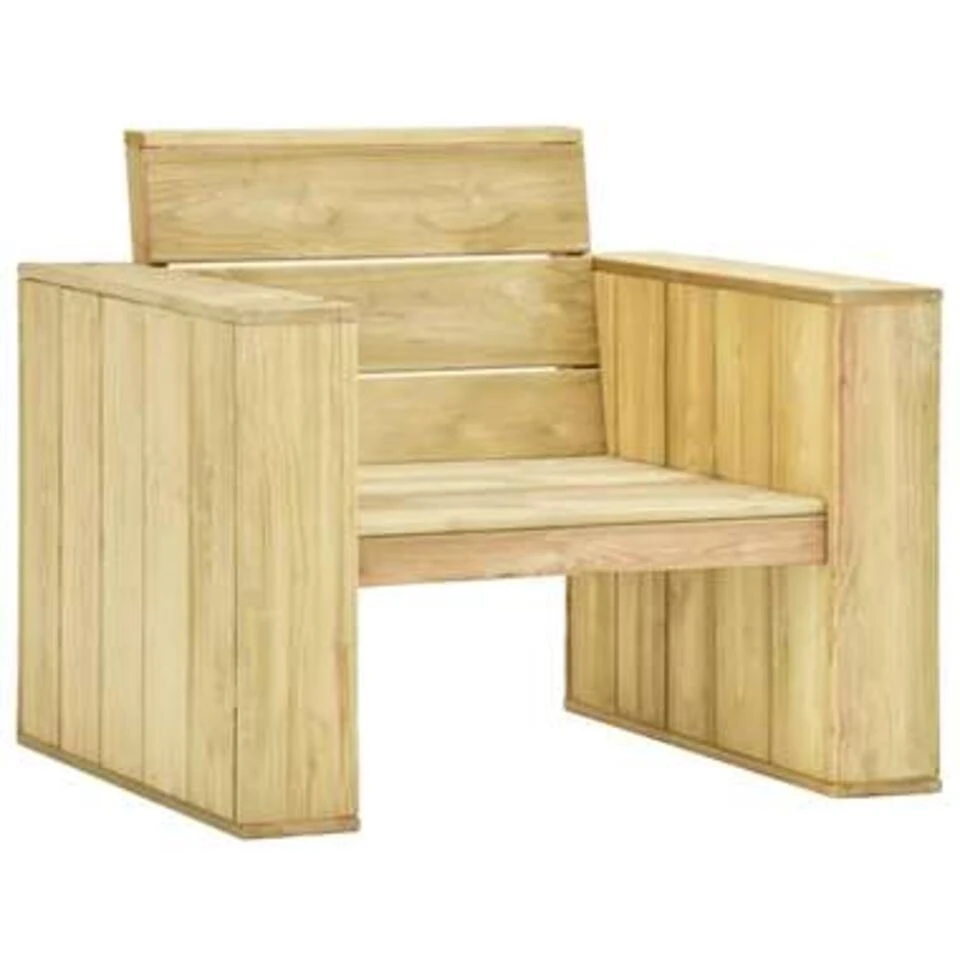 VidaXL Tuinstoelen 2 St 89x76x76 Cm Geïmpregneerd Grenenhout - Afbeelding 2