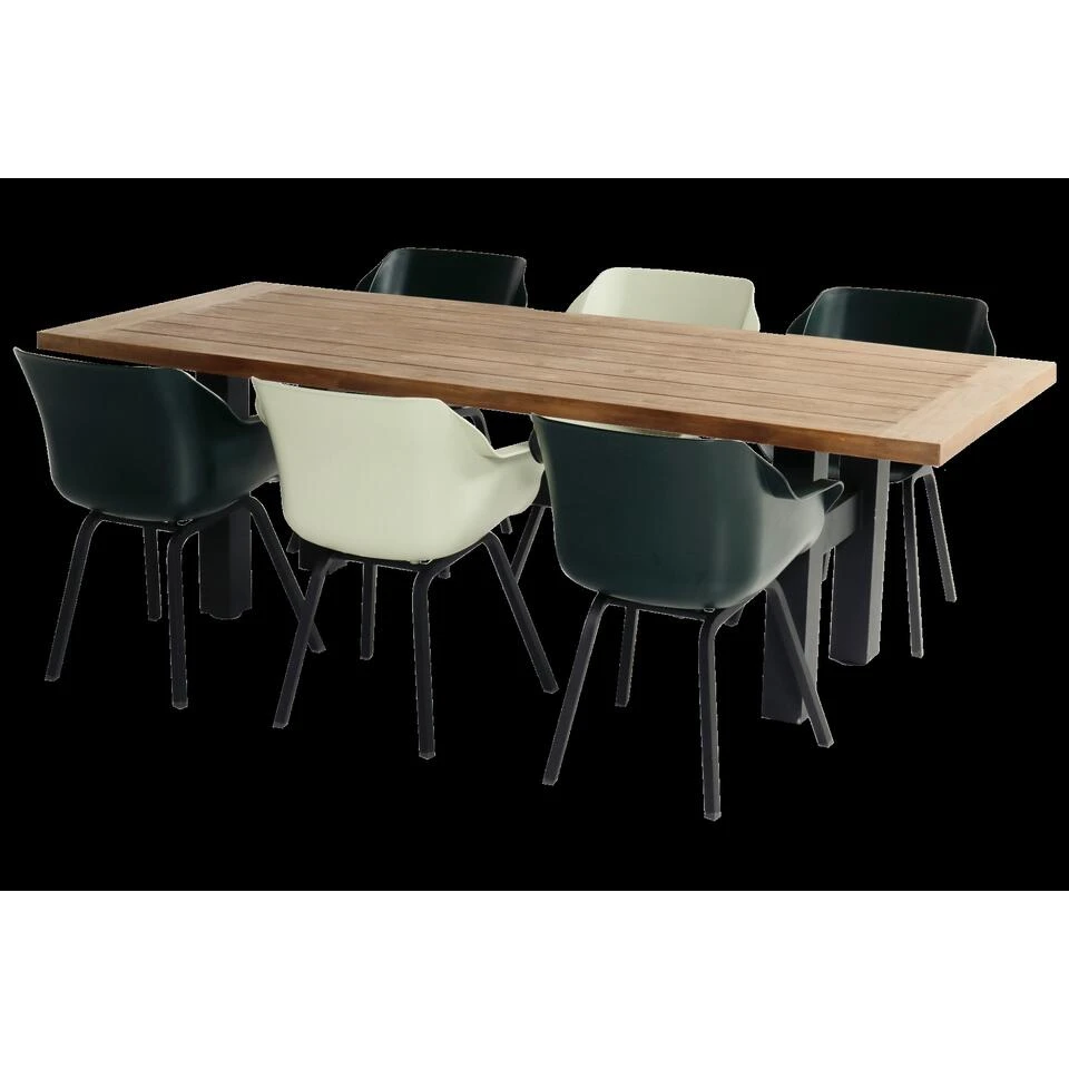 Hartman Sophie Studio Dining Armstoel - French Green - Set Van 2 - Afbeelding 3