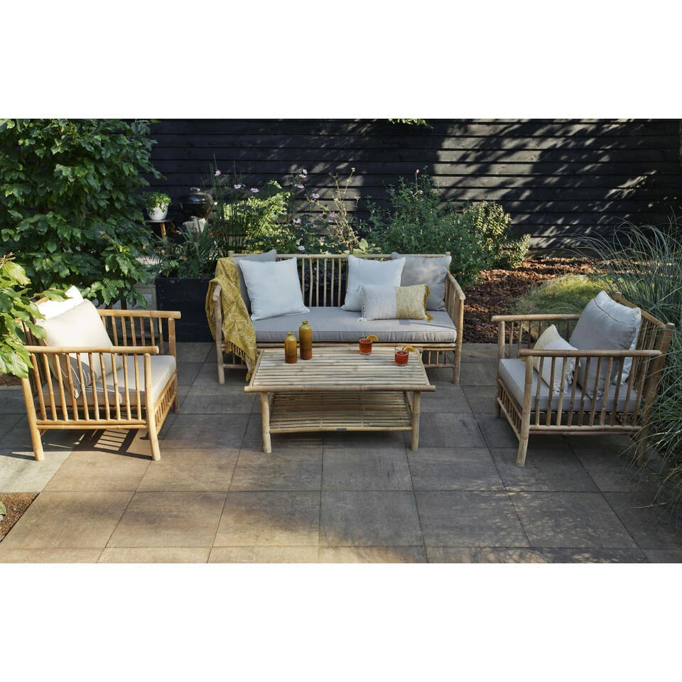 Exotan Bamboe Stoel - Bruin - 70x81x88 Cm - Afbeelding 2