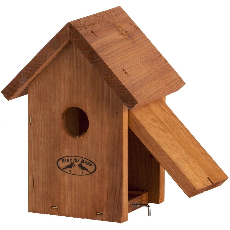Best For Birds Vogelhuisje - Hout - Winterkoning Nestkastje - 19 Cm - Afbeelding 3