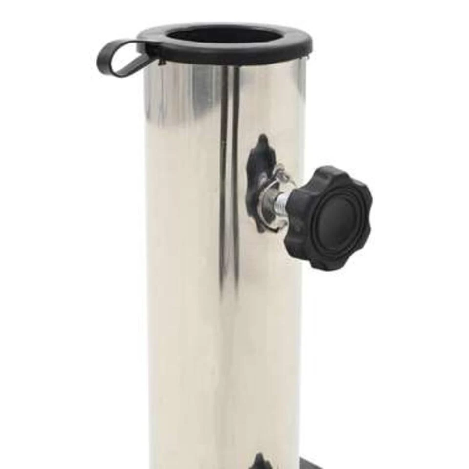 VidaXL Parasolvoet Vierkant 28,5 Kg Graniet Zwart - Afbeelding 3