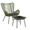Loungeset Monaco 2-delig - Groen - Incl. Kussens