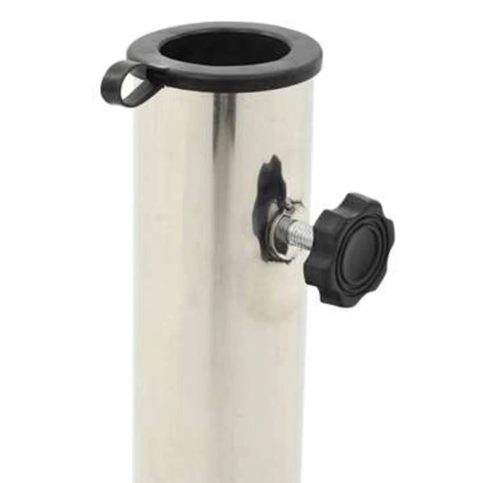 VidaXL Parasolvoet Vierkant 20 Kg Graniet Zwart - Afbeelding 4