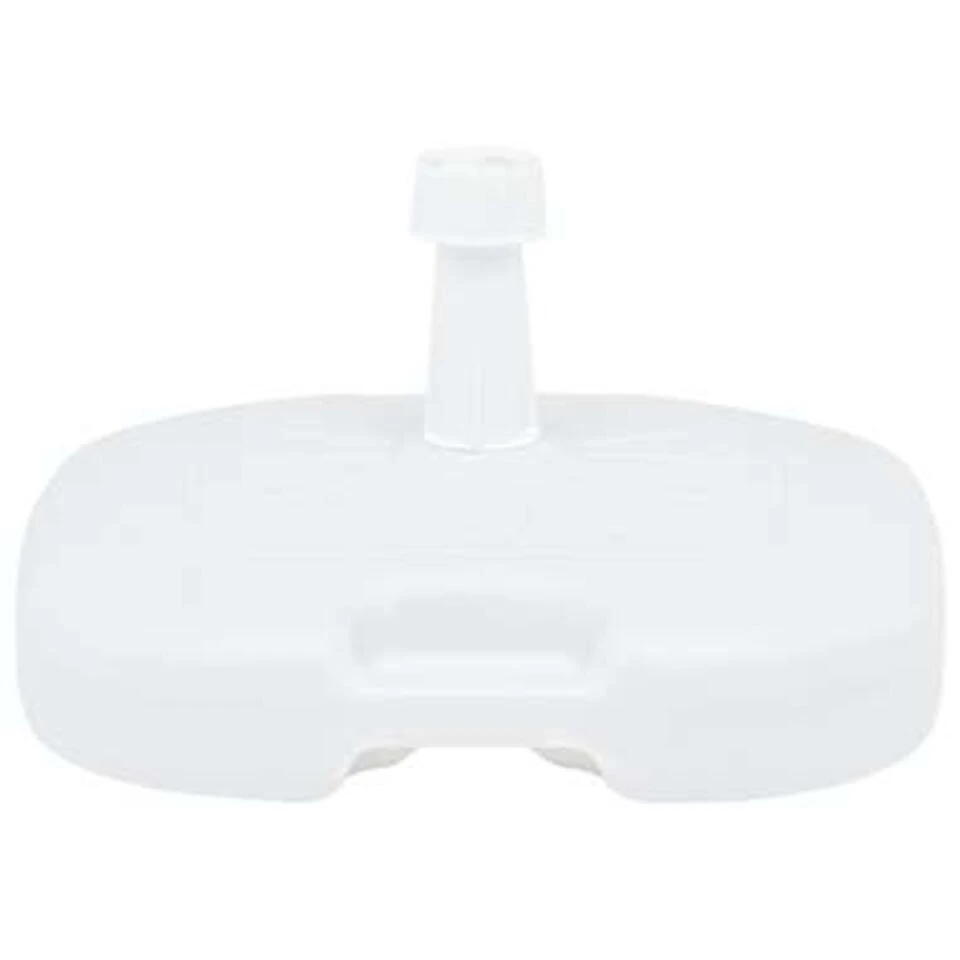 VidaXL Parasolvoet Gevuld Met Zand/water 16 L Kunststof Wit - Afbeelding 2