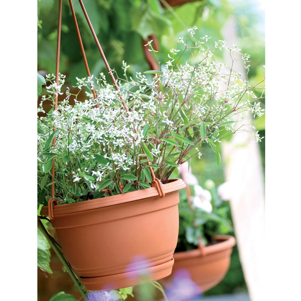 Prosperplast Bloempot - Terracotta - Kunststof - Hangpot - 18 Cm - Afbeelding 2